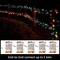 Multicolour Easter Lights 100 Count 19.6 Feet Incandescent Bulb Mini String Lights for Indoor Easter Party Festival Decoration, White Wire